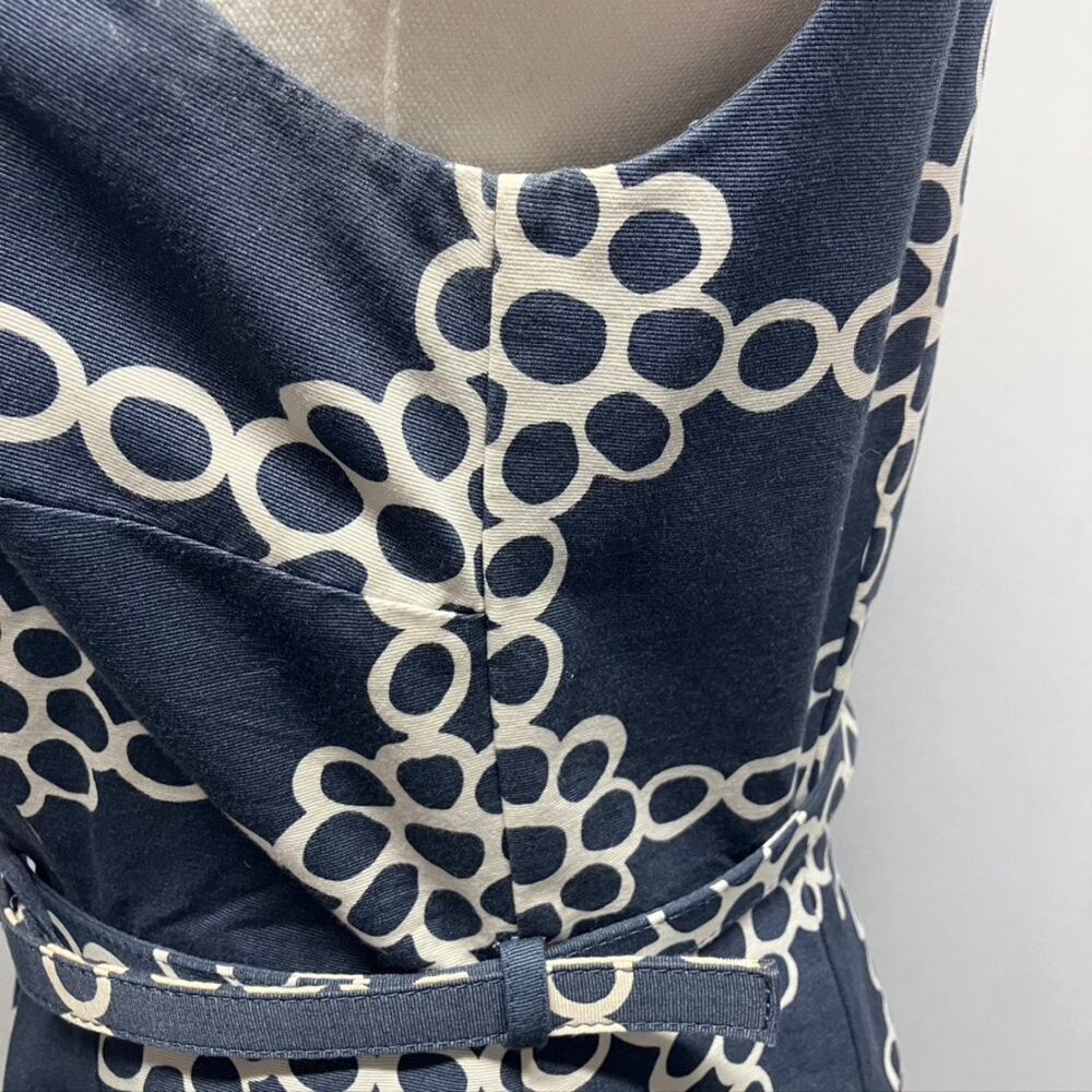 Boden Ava Daisy Chain Dress Women's 6R With belt Summer classic preppy wedding - Picture 6 of 16